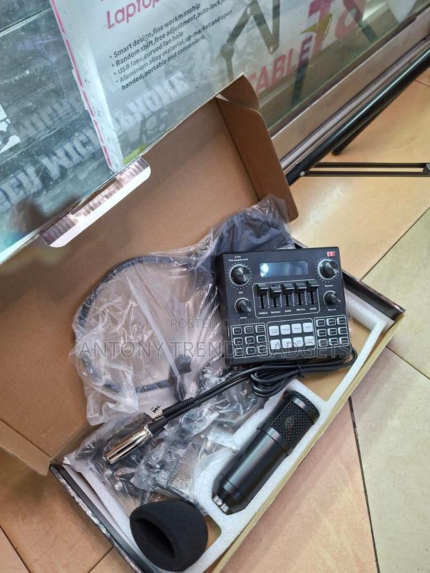 Professional Bm800 Condenser Mic With V9 Audio Mixer - main view