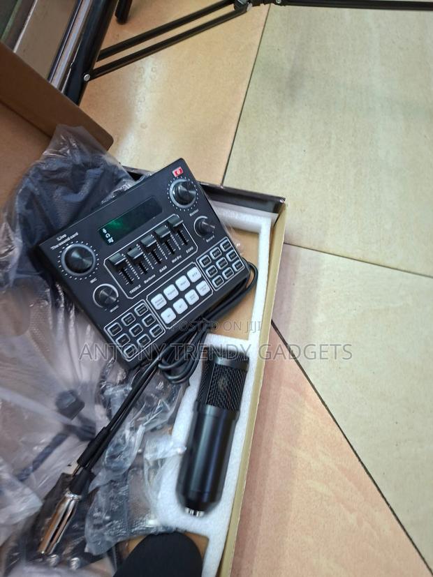 Studio Bm800 Mic + V9 Sound Card Set For Music & Live Show
