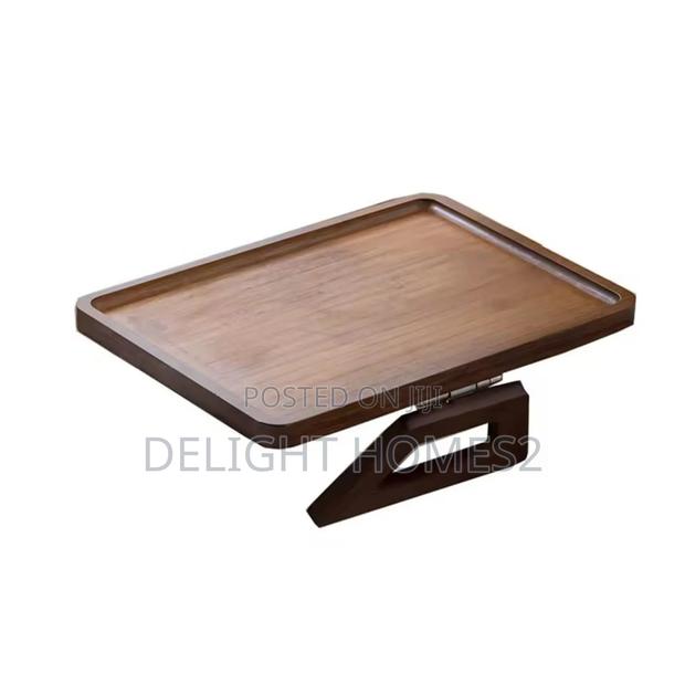 Foldable Wooden Sofa Armrest Tray Clip_re