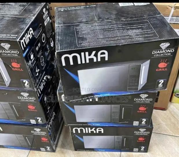 Mika Microwave Oven, 20l, Digital, With Grill (Combi), Silver