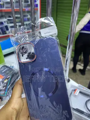 Asmika Magnetic for iPhone 15 Plus Case With Lense Protector and Stand