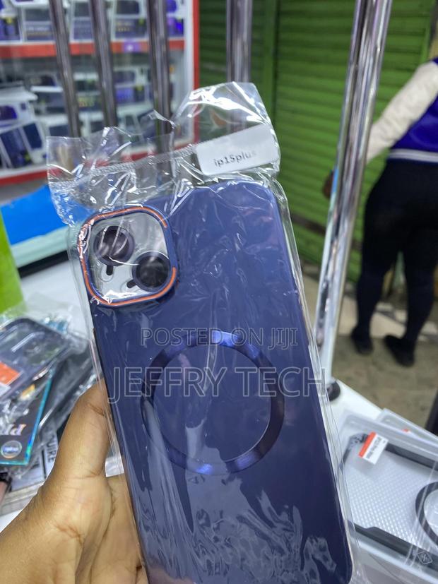 Asmika Magnetic for iPhone 15 Plus Case With Lense Protector and Stand - thumbnail 2