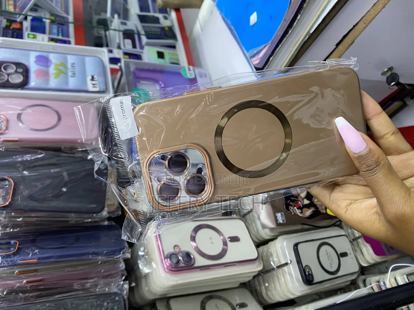 Acvhrt Magnetic Case for iPhone 14 Pro Max With Lense Protector /Stand