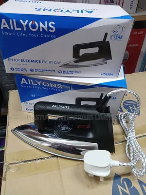 Durable Ailyons 1000w Electric Iron – Fast Easy Ironing
