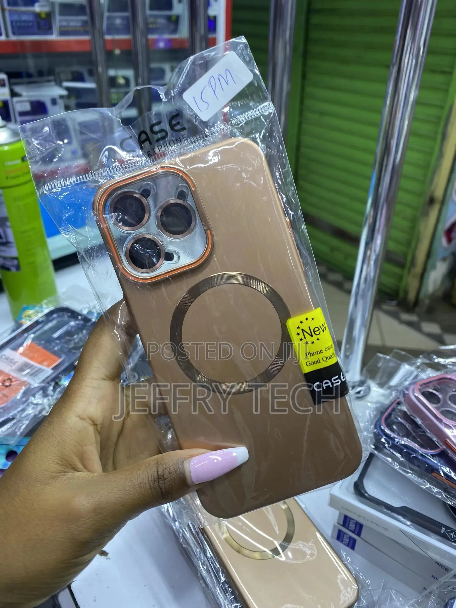 Versaz Magnetic for iPhone 15 Pro Max Case With Lense Protector/ Stand