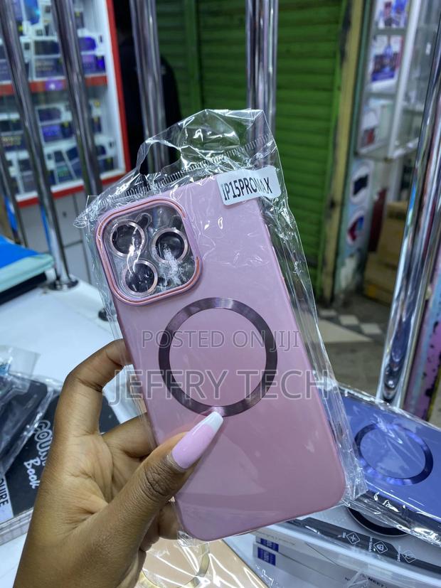 Kobxa Magnetic for iPhone 15 Pro Max Case With Lense Protector/Stand - thumbnail 3