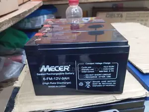 Mecer 12v 9ah Sealed Rechargeable Battery