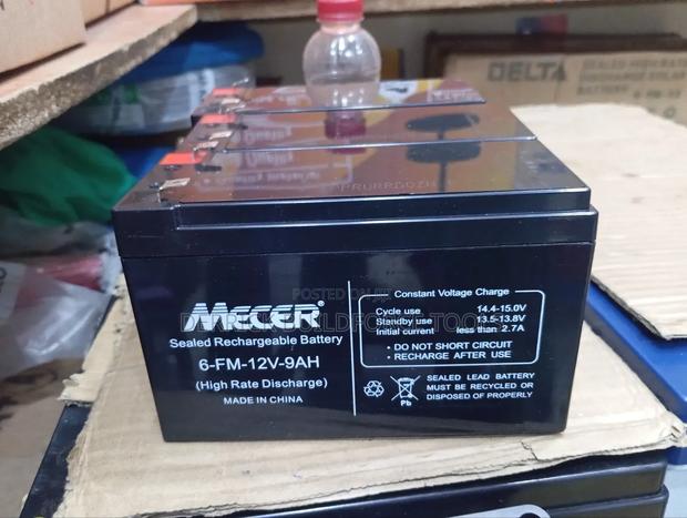 Mecer 12v 9ah Sealed Rechargeable Battery - main view