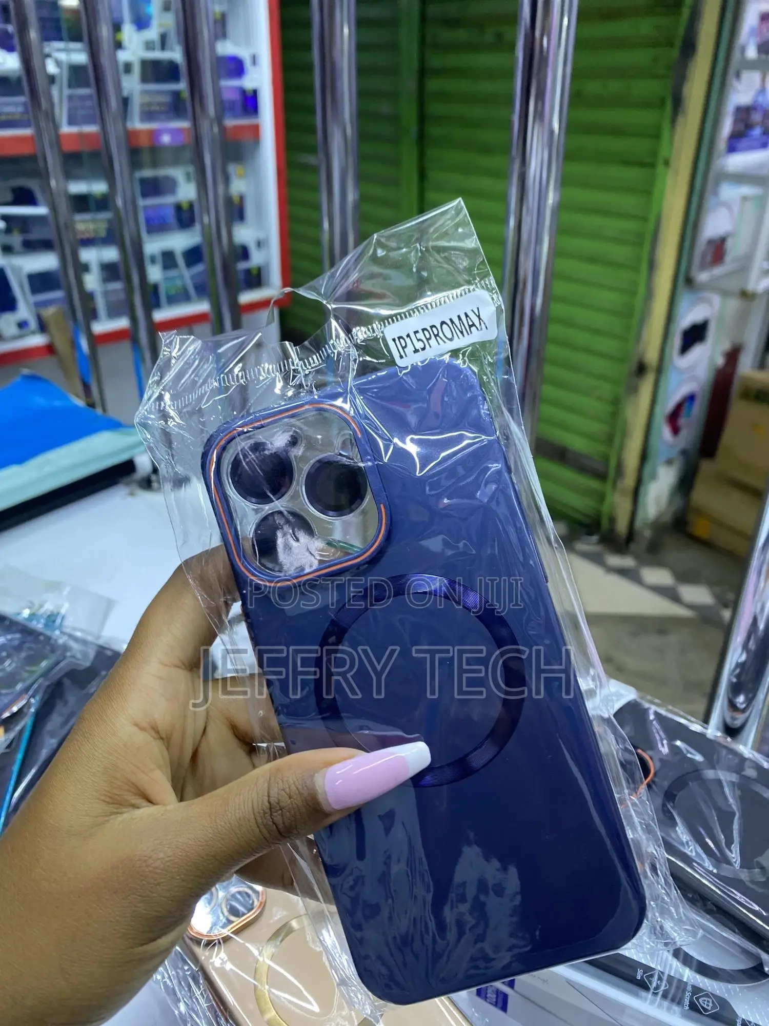 Zxert Magnetic for iPhone 15 Pro Max Case With Lense Protector /Stand