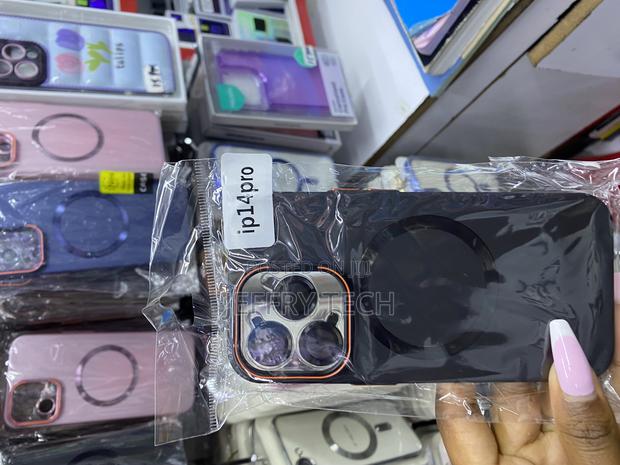 Caxxy Magnetic for iPhone 14 Pro Max Case With Lense Protector / Stand - main view