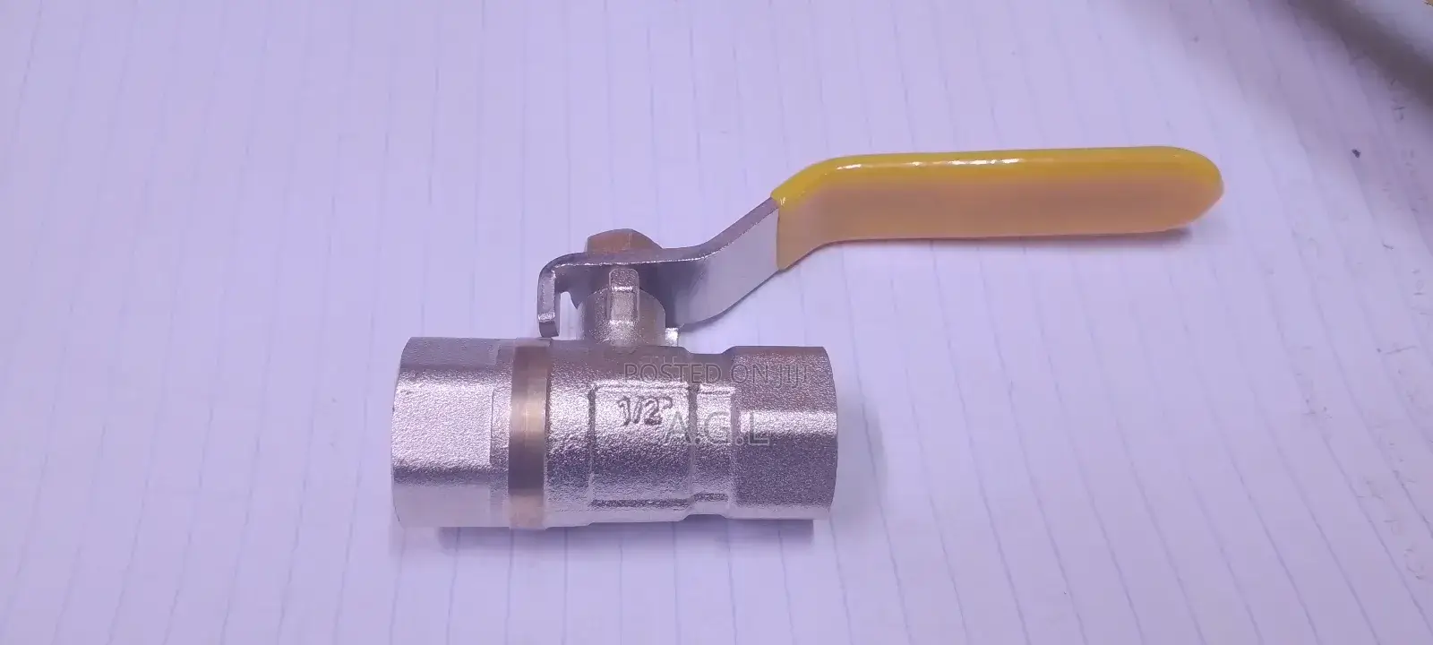 Gas Ball Cork or Ball Valve 1/2"