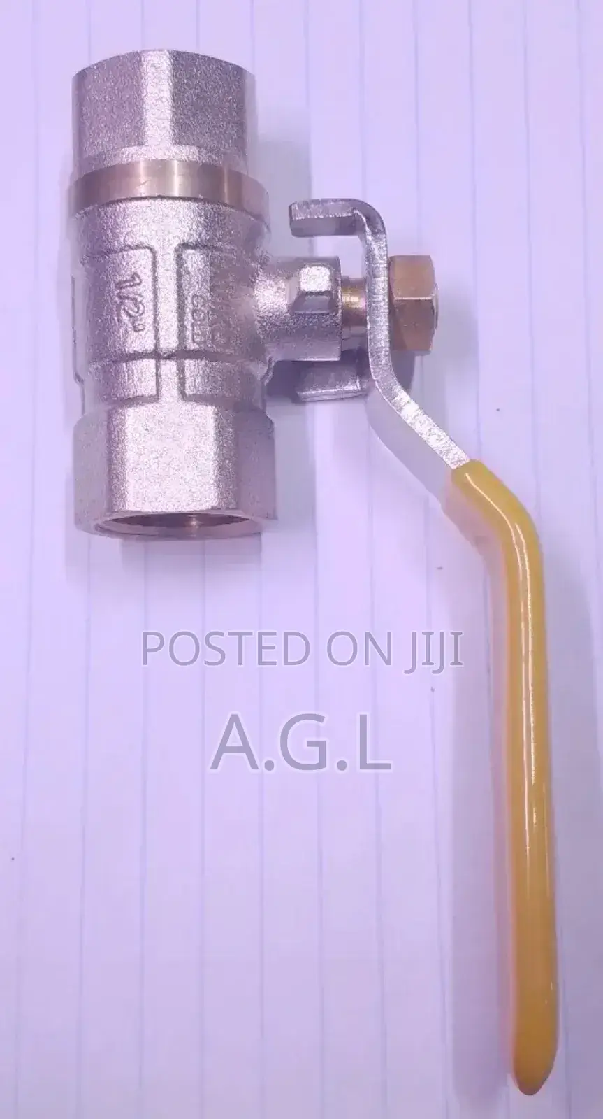 Gas Ball Cork or Ball Valve 1/2"