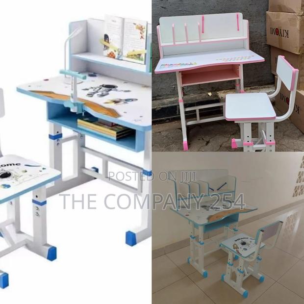 Adjustable Metallic *Study Table* *Suitable For Ages 3 To 10 Yrs* - main view