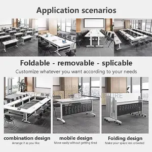 Modern Executive Conference Desk Mobile Minimalist