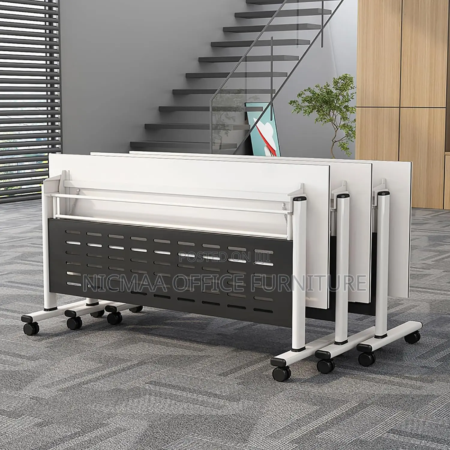 Modern Executive Conference Desk Mobile Minimalist