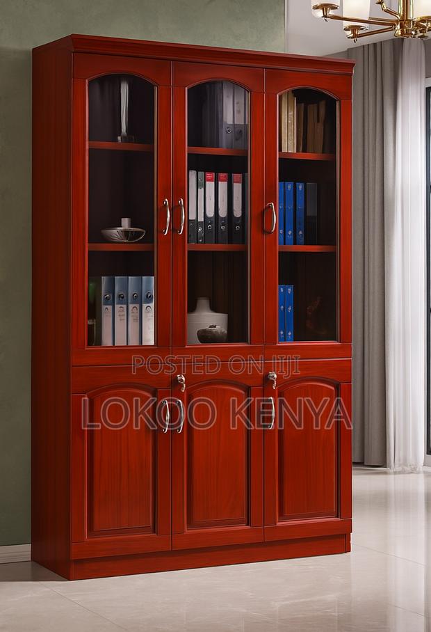 Office Cabinet : 3-Door Office Supply Storage Unit