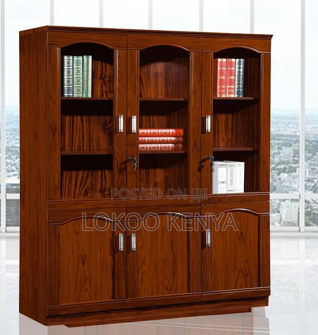Office Cabinet : 3-Door Office Supply Storage Unit - thumbnail 4