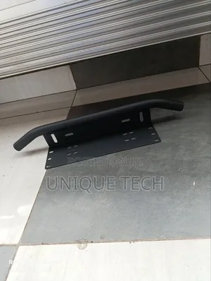 Front Bull Bar License Plate Holder /Fog Light Bracket