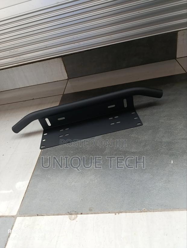 Front Bull Bar License Plate Holder /Fog Light Bracket