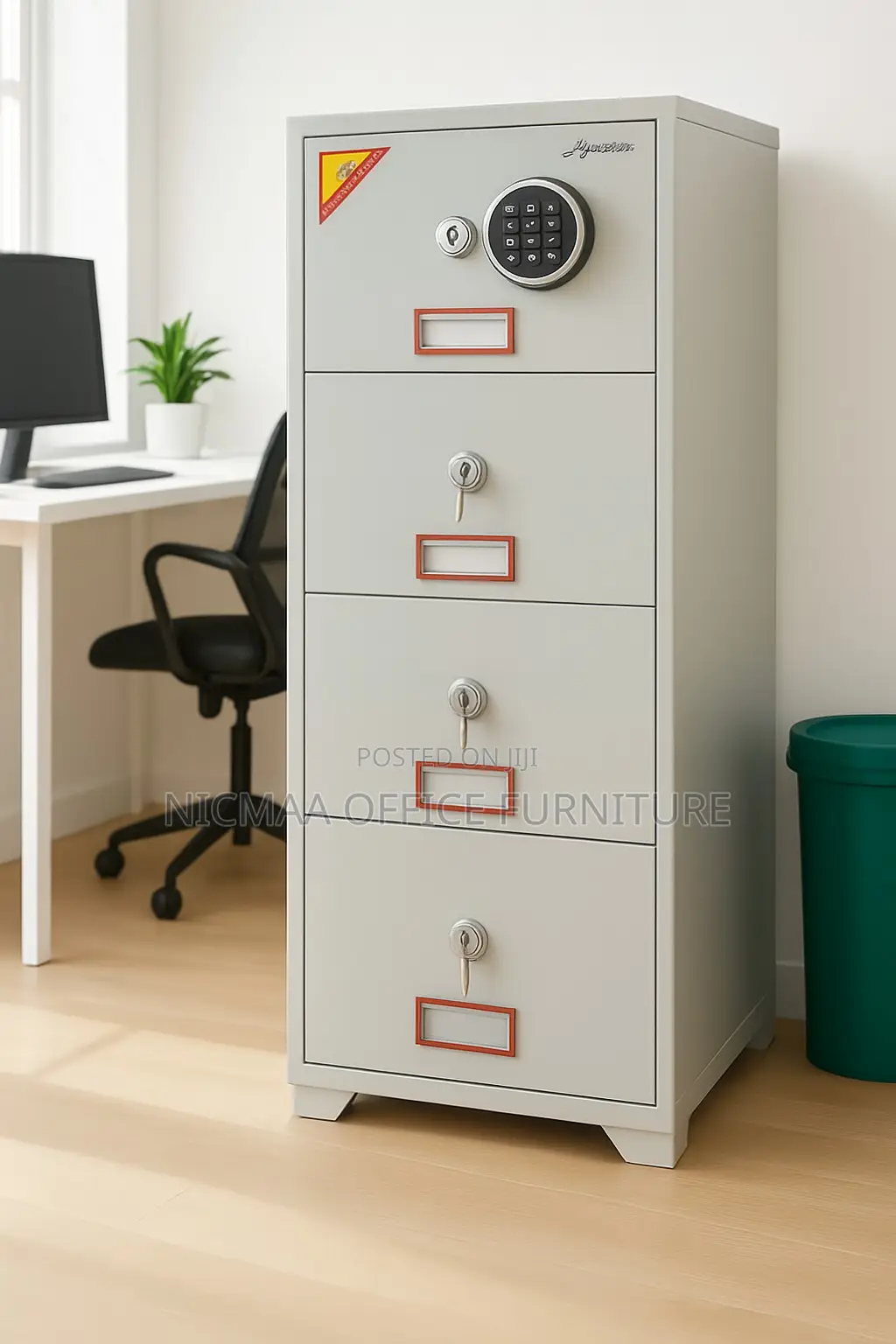 Supreme 4-Drawer Filing Cabinet