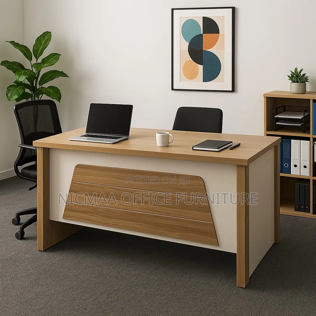 Sleek, Functional Timeless Executive Desk