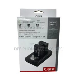 Caisi Lp E17 2 Batteries + Dual Charger Set