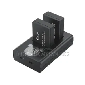 Caisi Lp E17 2 Batteries + Dual Charger Set