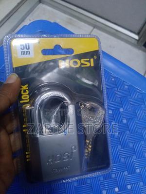 Italy Pat Hosi 50mm Padlock 4 Keys Stainless Steel Padlock - main view