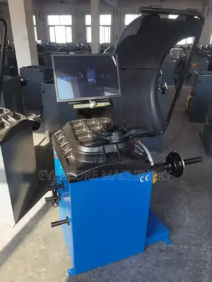 Heavy Duty Wheel Balancer Machine Commercial Electric Powered