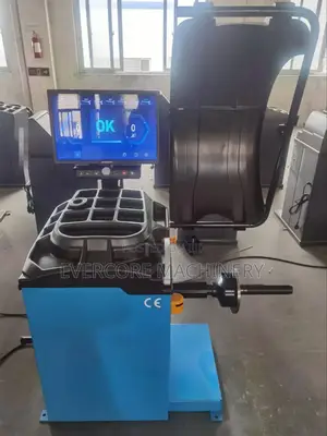 Heavy Duty Wheel Balancer Machine Commercial Electric Powered
