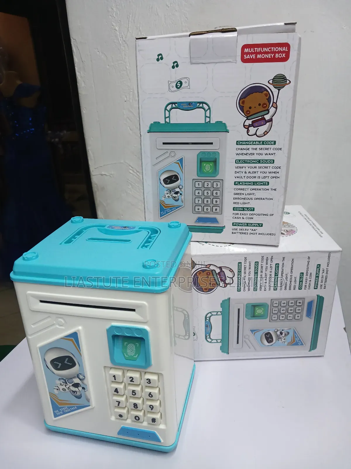 Security Piggy Bank With Passcode