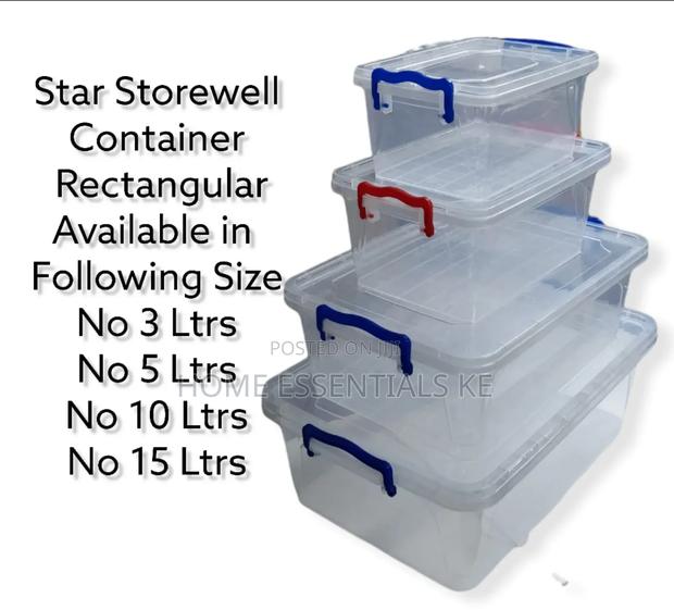 *Star Storewell Rectangular Containers* 3l,5l,10l,15l