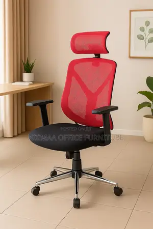 Mesh Back With Chrome Base Orthopedic Seat