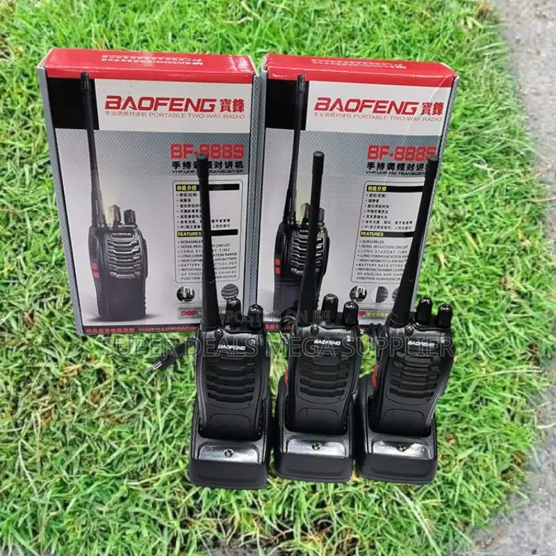 Baofeng Bf-888s Walkie Talkies Handheld Two Way Communication Calls