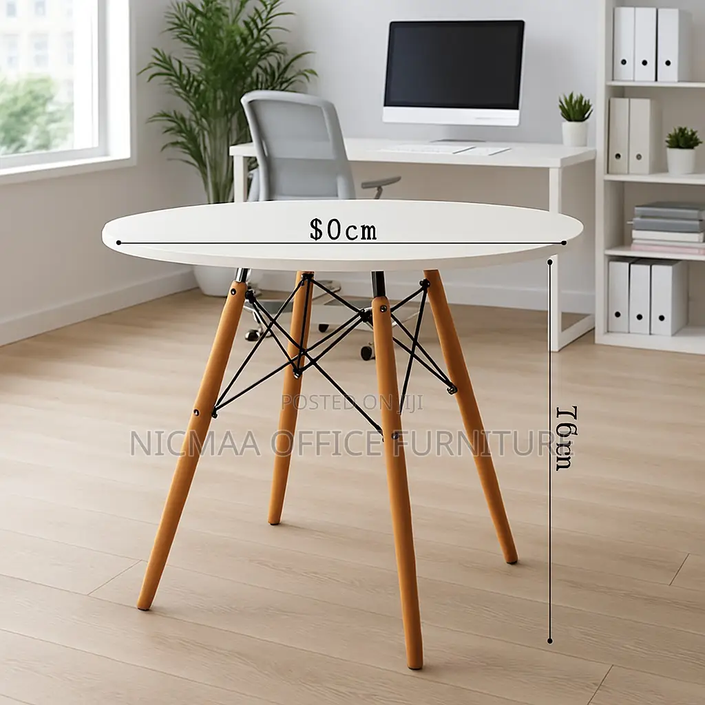 Contemporary Round Meeting Eames Table