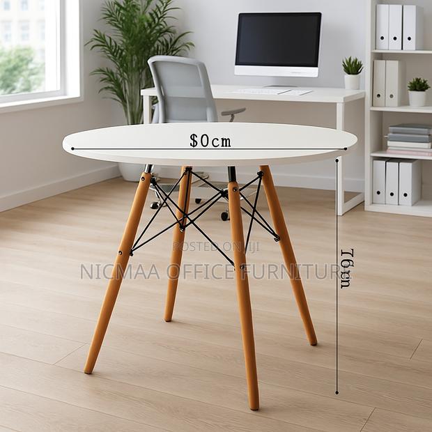 Contemporary Round Meeting Eames Table - thumbnail 2