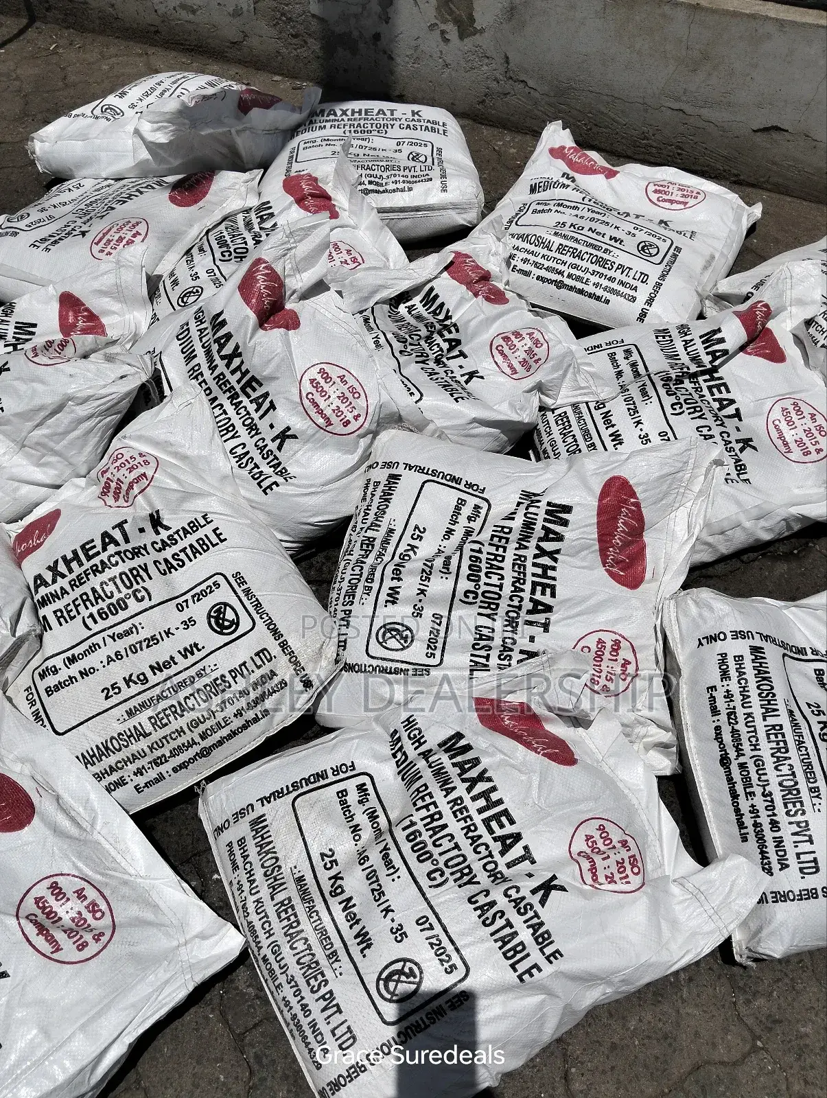 25kg Firebrick Cement
