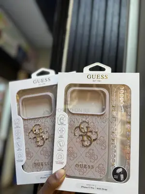 Apple iPhone 17 Pro Guess Shockproof Case/Cover With Strap