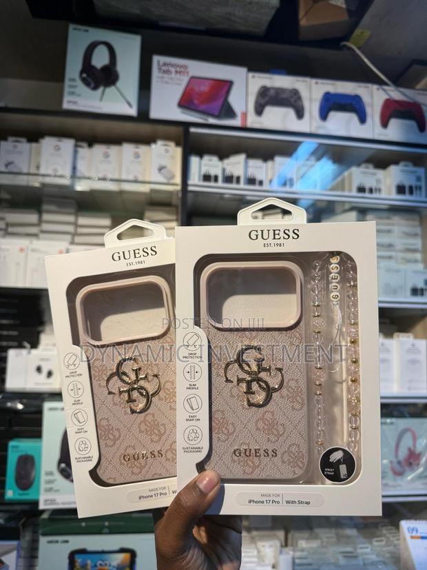 Apple iPhone 17 Pro Guess Shockproof Case/Cover With Strap - thumbnail 2