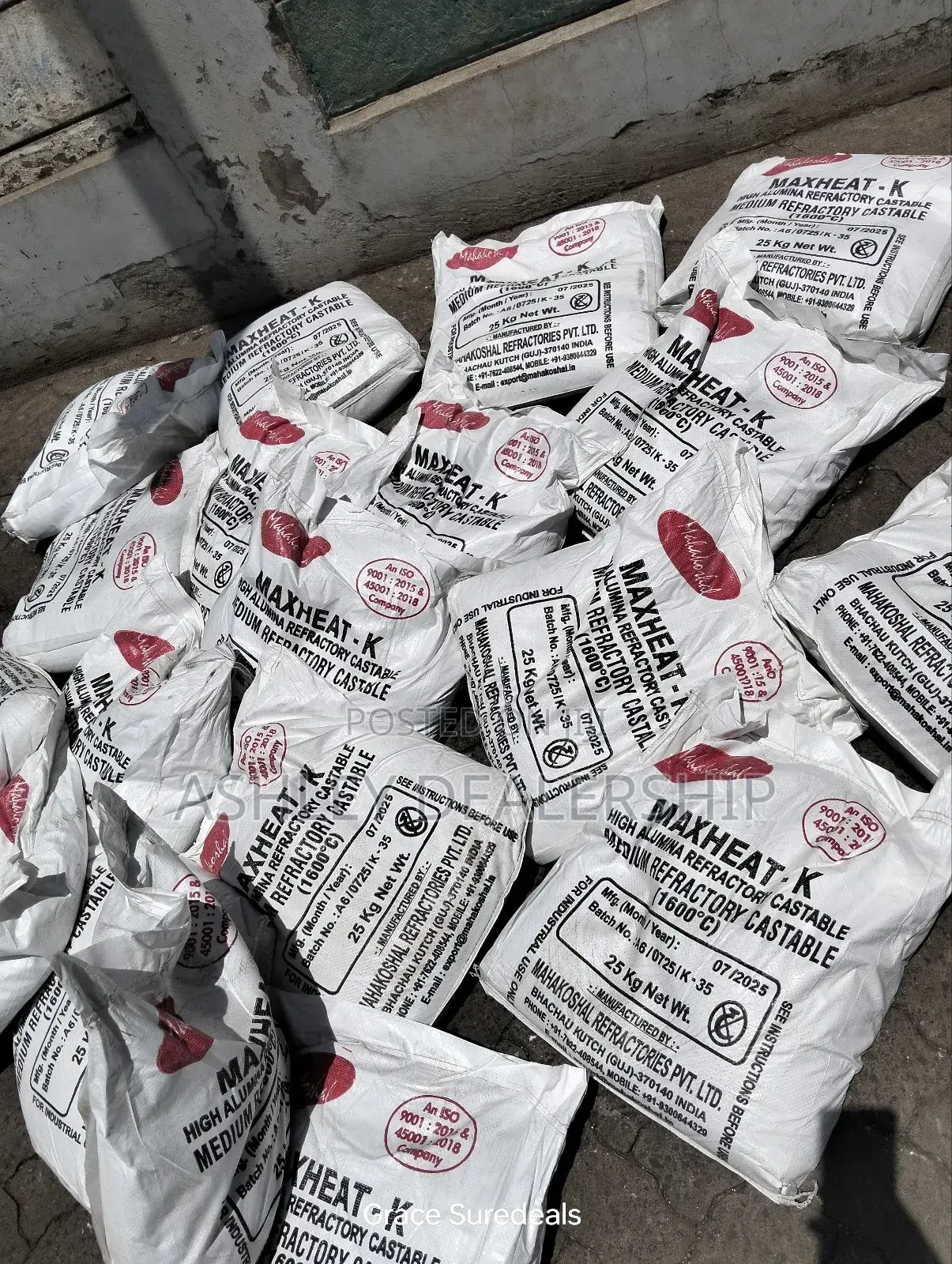 1600°C High Alumina Firebrick Cement