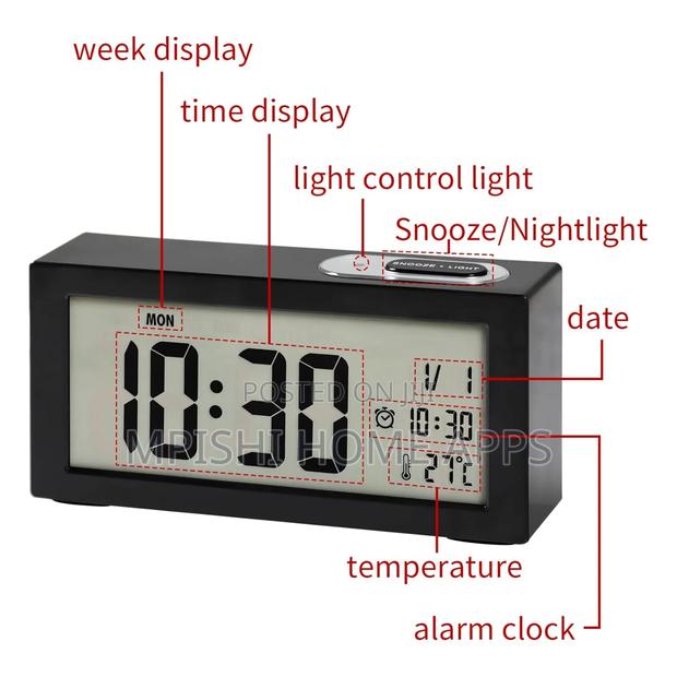 Led Digital Alarm Clock - thumbnail 3