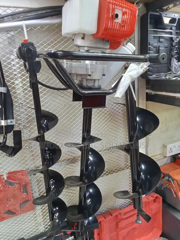 3 Bits Earth Auger Machine