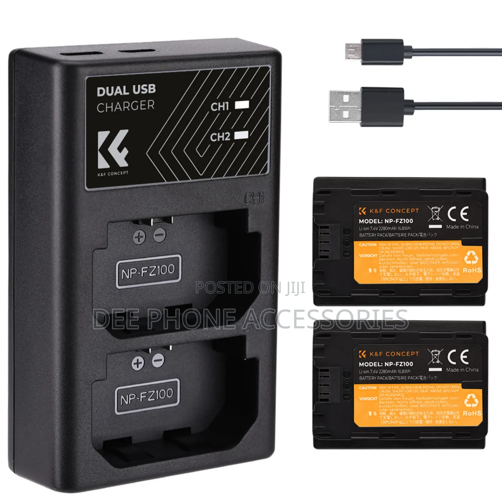 Caisi Np Fz100 2 Battery Kit + Double Charger
