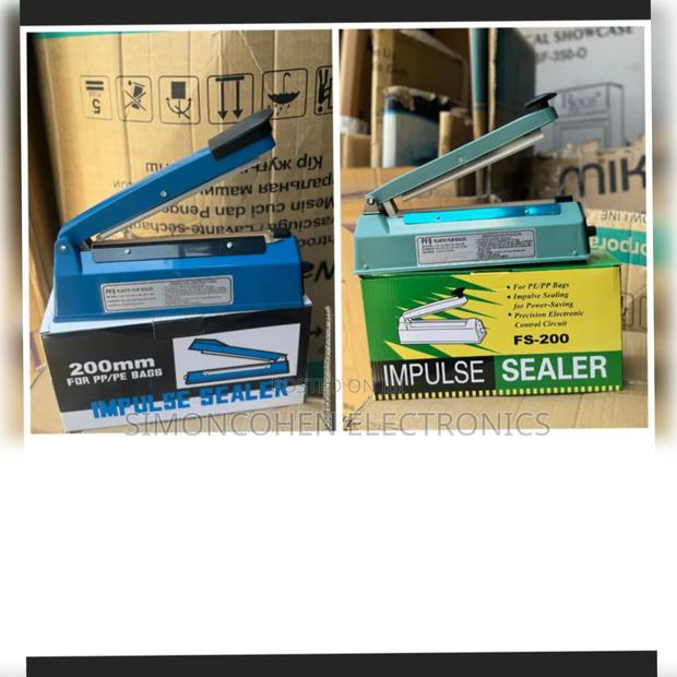 Electric Plastic Heat Impulse Sealer Machine @200mm - main view