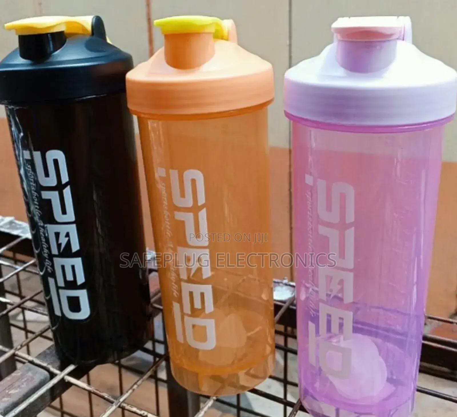 600ml Speed - Protein Shaker Leakproof Travel Bottle/ Water Bottle