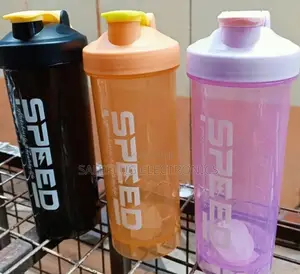 600ml Speed - Protein Shaker Leakproof Travel Bottle/ Water Bottle