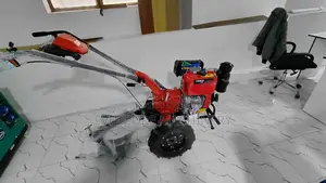 Primo Italy 10hp Diesel Power Tiller With Accessories.