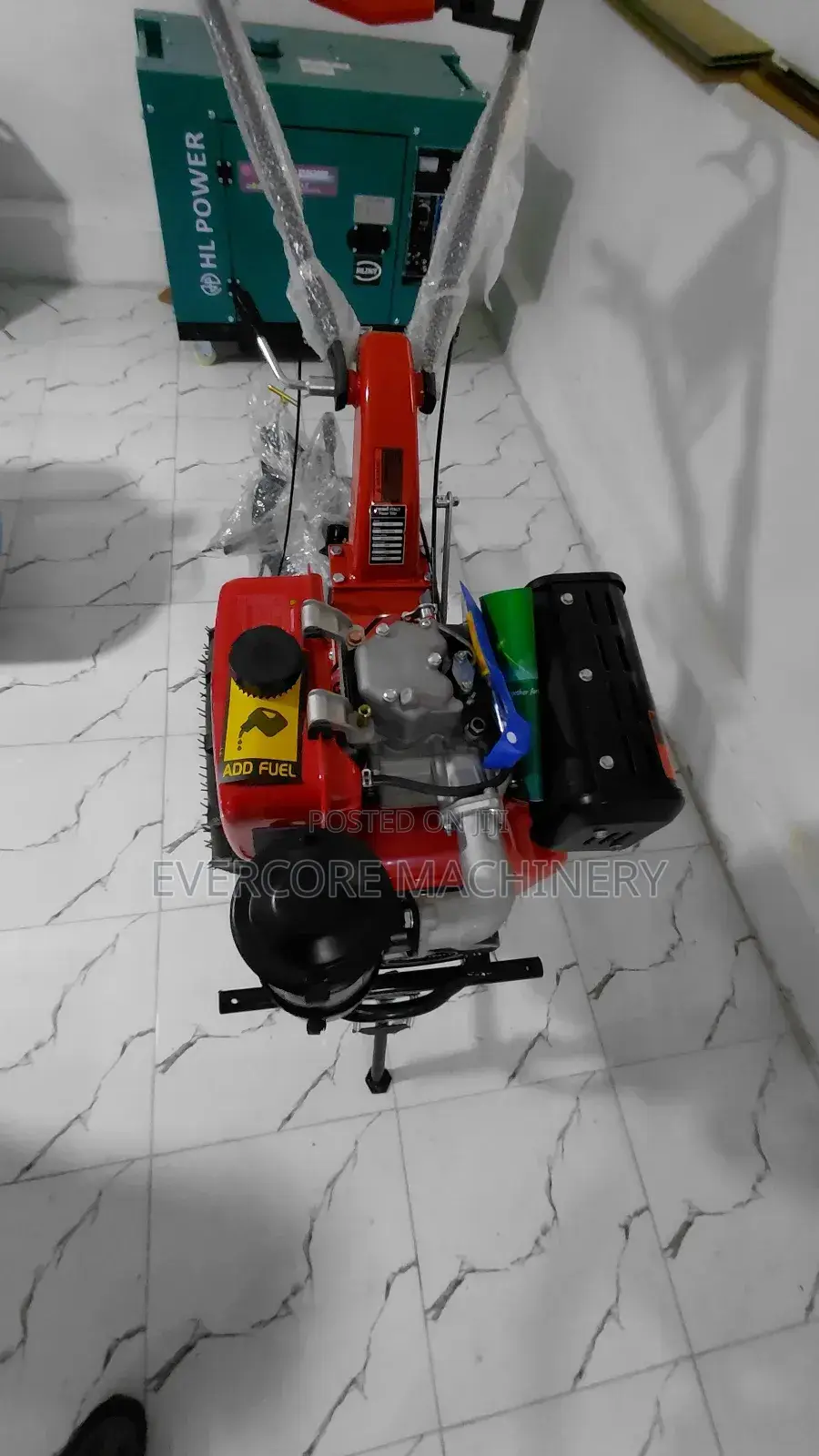 Primo Italy 10hp Diesel Power Tiller With Accessories.
