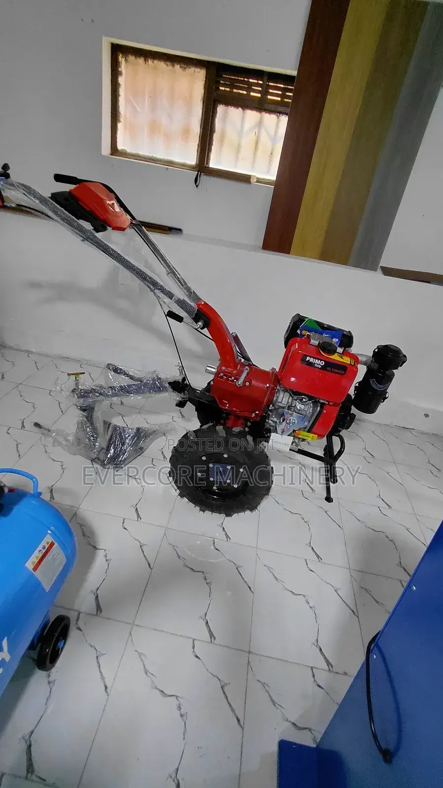 Primo Italy 10hp Diesel Power Tiller With Accessories.