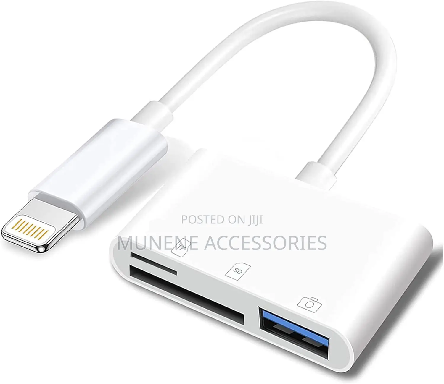 Apple Lightning to Sd Tf Card Usb Adapter 3 in 1 Card Reader Plug